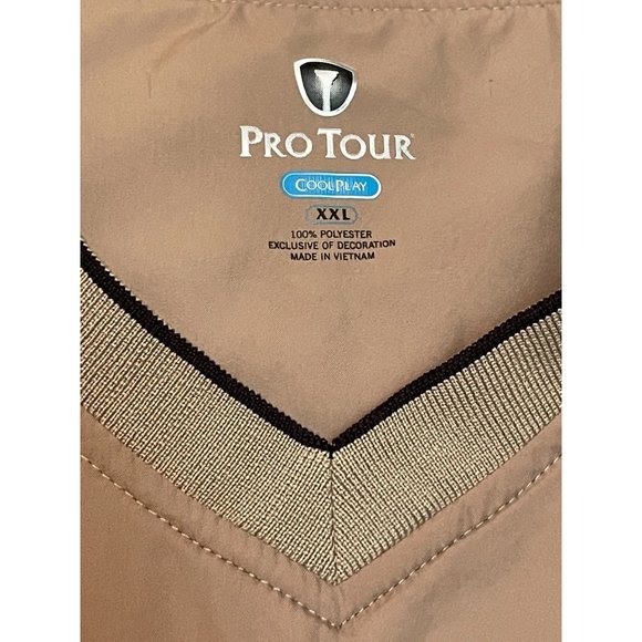 Pro Tour Cool Play Long Sleeve V Neck Pullover Windbreaker Jacket XXL - Picture 3 of 8